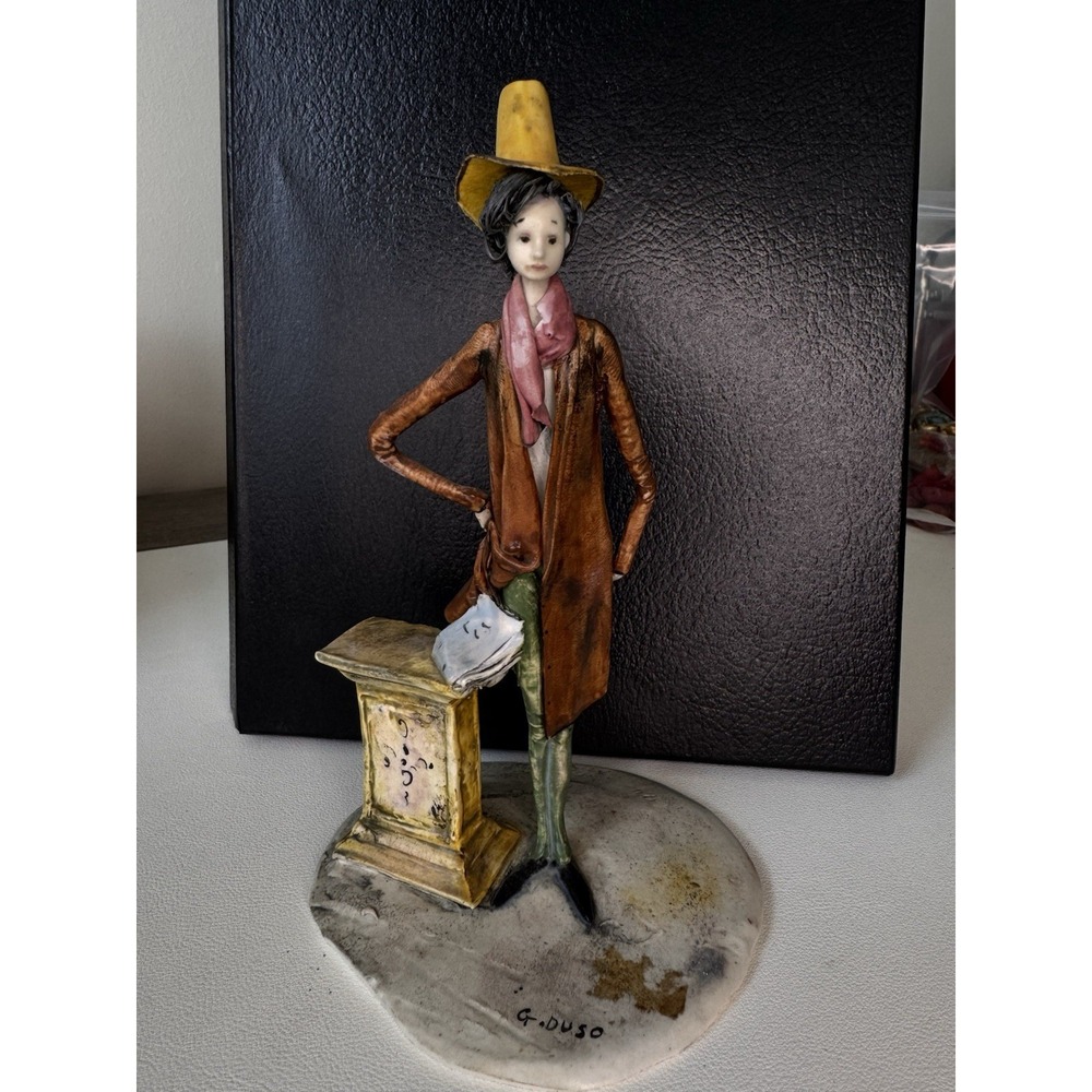 Vintage Lo Scricciolo Lawyer Attorney Figurine Giovanni G Duso Italy 82B AS-IS - Picture 2 of 14